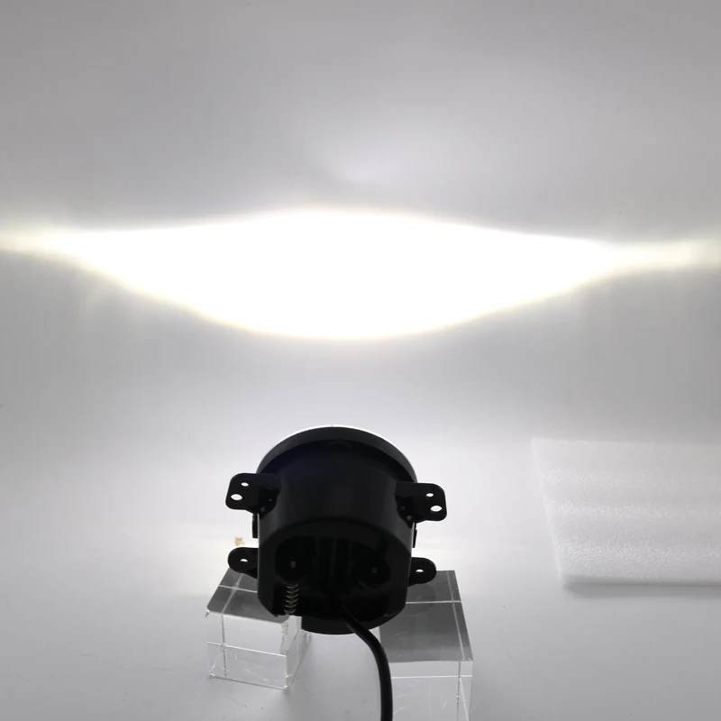 4-дюймовые круглые светодиодные противотуманные фары DRL белые гало кольцевые