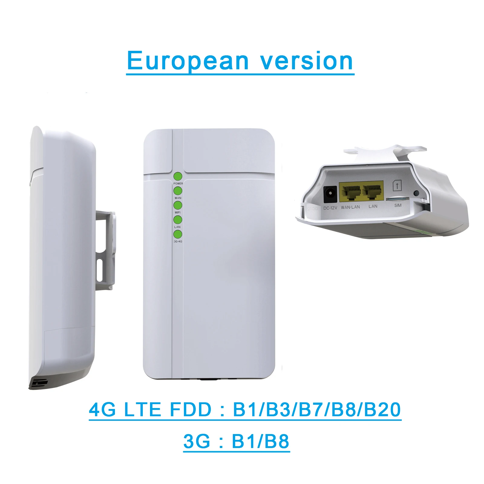 GC112 уличный водонепроницаемый роутер 4G cpe CAT4 LTE Wi Fi 3G/4G SIM карта для IP камеры внешнее