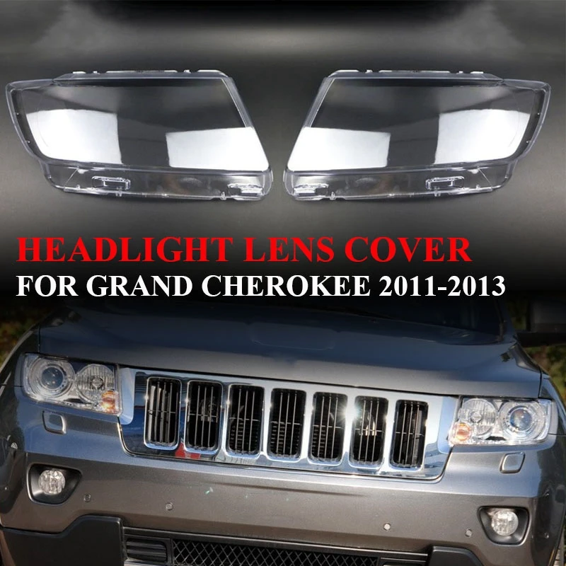 

Car Headlight Lens Cover Transparent head light lamp Shell for Jeep Grand Cherokee 2011 2012 2013