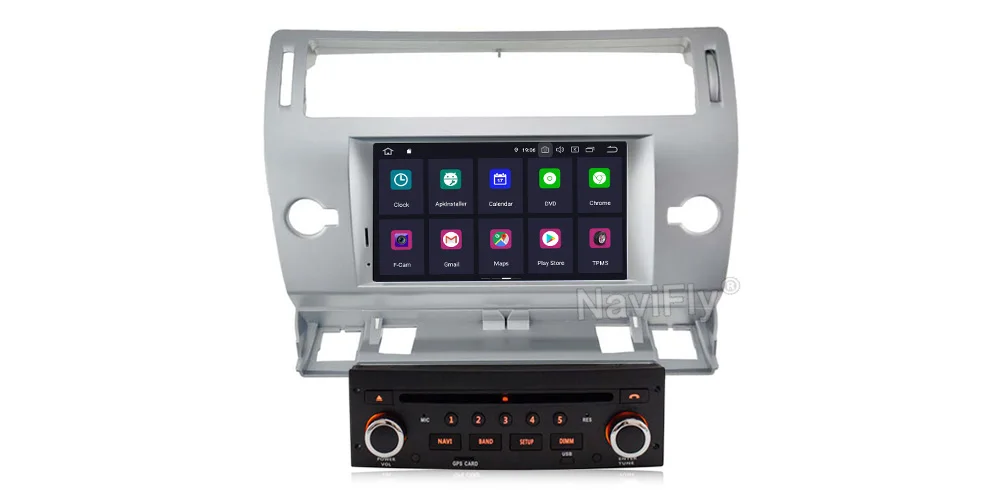 Новинка! 4+ 64G Android 9,0 автомобильный dvd-радиоплеер gps навигация для Citroen C4 C-Triomphe C-Quatre 2004-2009 автомобильный аудио стерео 8 ядер