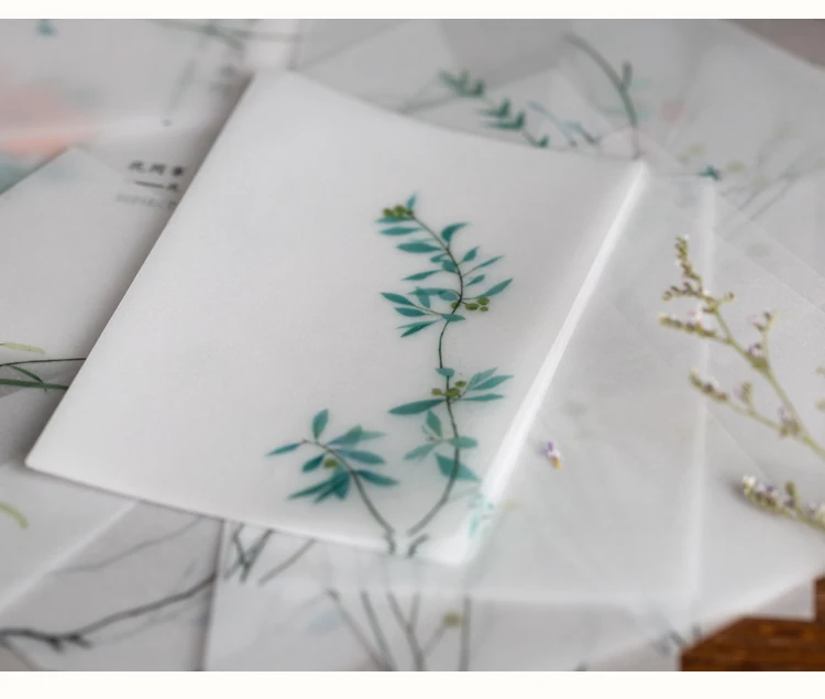 30 x Ретро растения серии липкий блокнот для заметок цветочный дневник стационарный скрапбук Декоративная Прозрачная N Times липкий