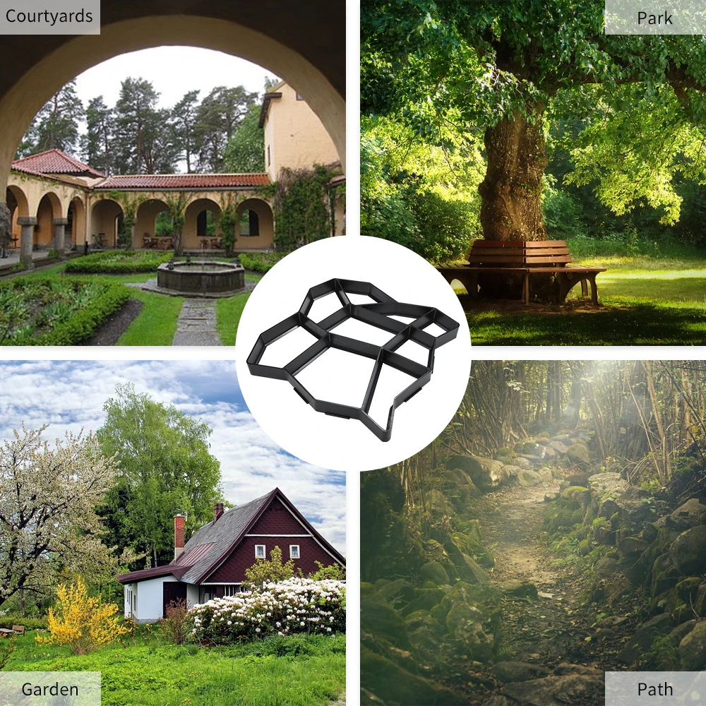 Форма для мощения форма создания кирпичной дороги сделай сам лужайки бетона сада