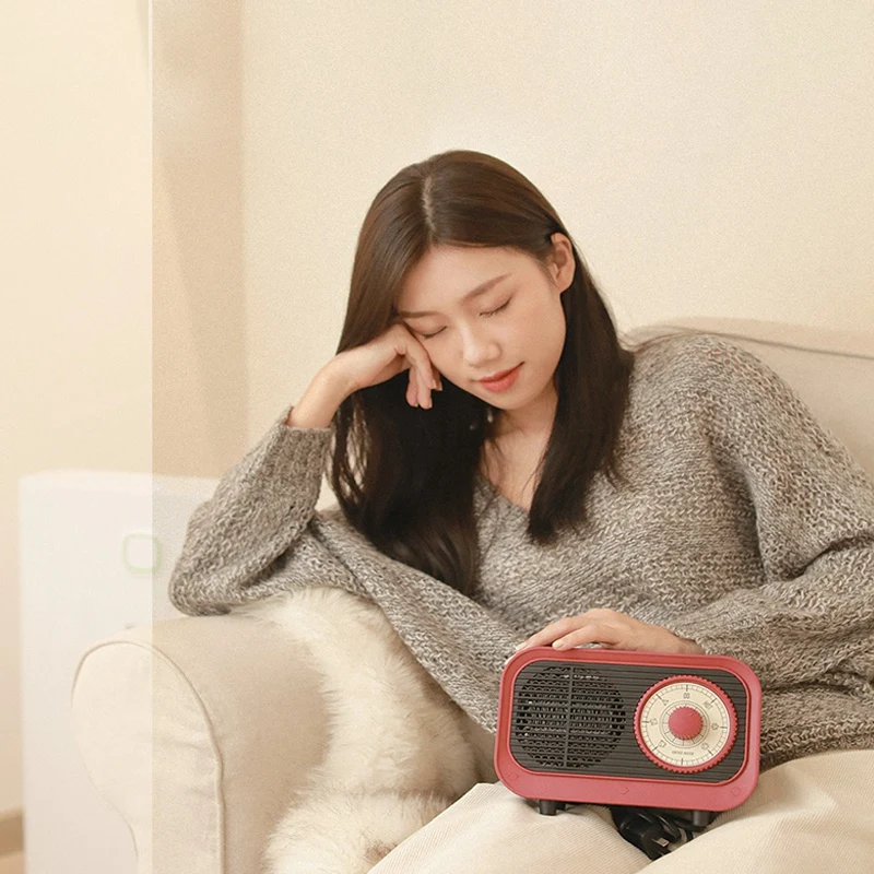 

Heater Electric Winter Heater 500W-Shaped Fast Heating Electric Heater Safety Desktop Heater 220V