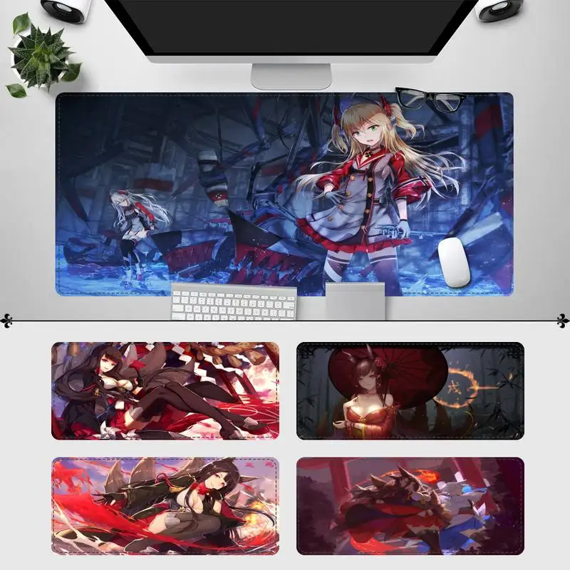 

2020 Azur Lane Akagi Mouse Pad Gamer Keyboard Maus Pad Desk Mouse Mat Game Accessories For Overwatch