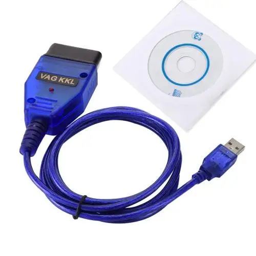 Автомобильный USB кабель Vag-Com диагностический сканер KKL 409 1 OBD2 II OBD Кабель Aux |