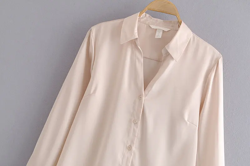 Увядший английский стиль офис леди простой многоцветный сатин blusas mujer de moda кимоно рубашка женские топы футболки размера плюс