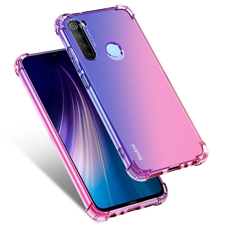 Мягкий силиконовый чехол с градиентом для Xiaomi Mi Note 10 9 Pro Redmi 7 7A 8 5 6 8A MI A3 Lite K20