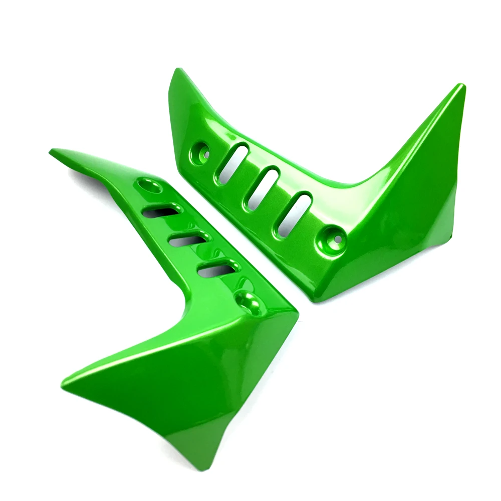 1 пара черные и зеленые карбоновые зеркальные боковые накладки для kawaski Z750 2004 2005
