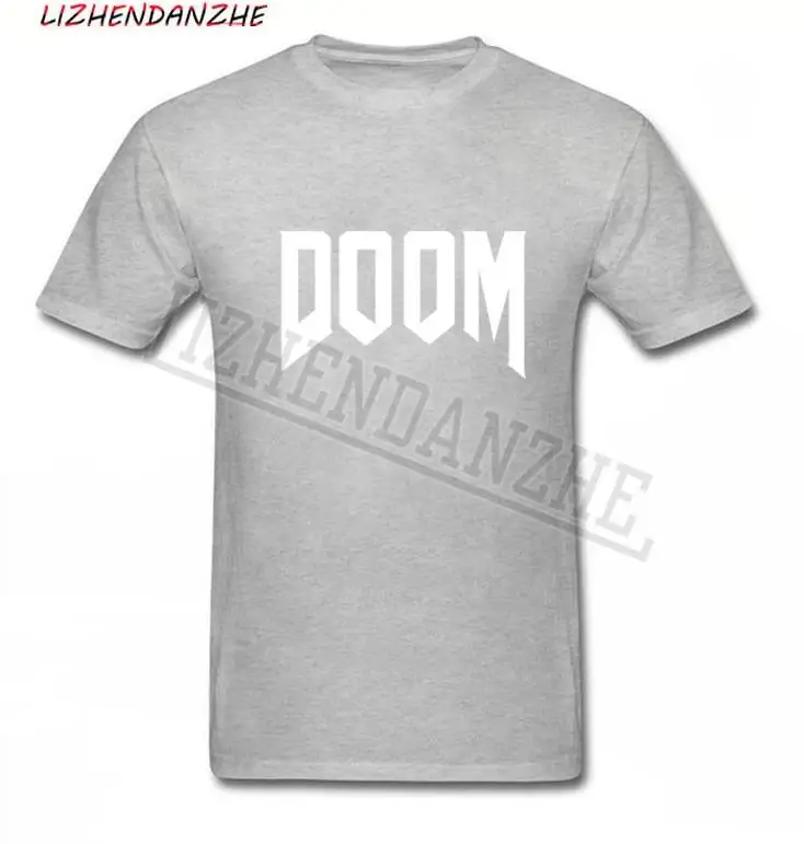 Фото Летняя новая брендовая модная футболка Doom Мужская неофициальная из 100% хлопка для Летняя новая брендовая модная футболка Doom Мужская неофициальная из 100% хлопка для