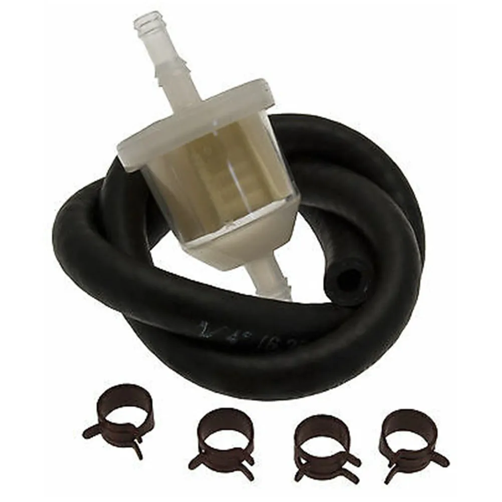 

Inline Fuel Filter With Hose Pipe & 4 Clips For HONDA Many Models Yard Garden Outdoor Living Lawn Mowers Parts