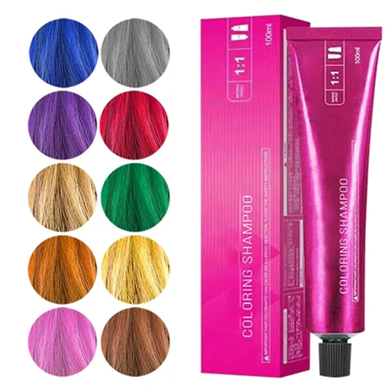 Ing Shampoo Mild Safe Hair Dyeing Shampoo For Men Women All Hairs Mh88