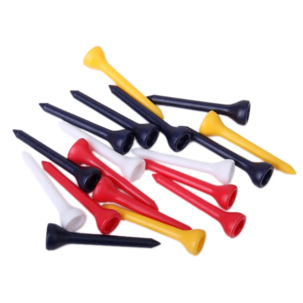 

Professional Approx. 100pcs Mixed Color 49mm Plastic Golf Tees Club Accessory