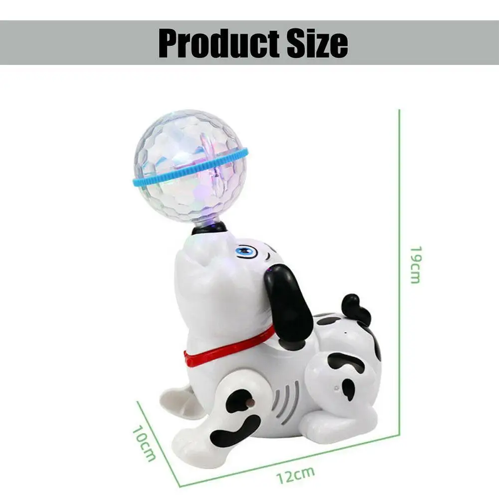 

Montessori Electronic Walking Dancing Robot Dog Music Toy Robot Music With Gift Kids Pet Children Interactive Xmas Lights
