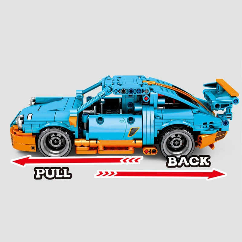 

SEMBO Technical Car Pull Back Sports Car Speed Racer Model Building Blocks City Supercar Vehicle Bricks Kids Toys For Boys Gifts