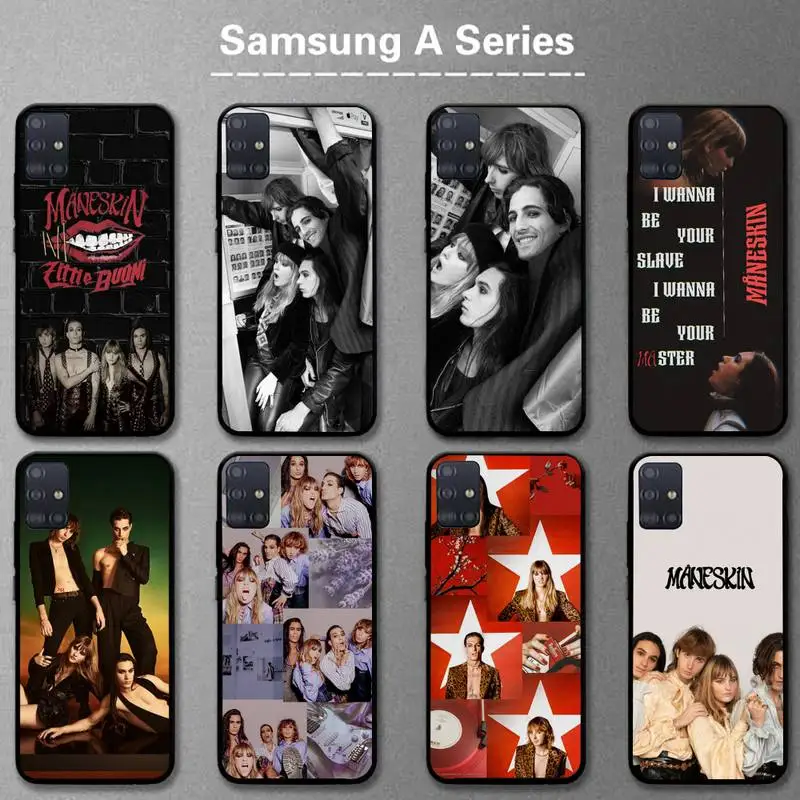 

Maneskin Damiano David Phone Case For Samsung A01 A10 A02 A20 A31 A40 A50 S A52 A51 A70 A71 A80 A91 Cover Fundas Coque