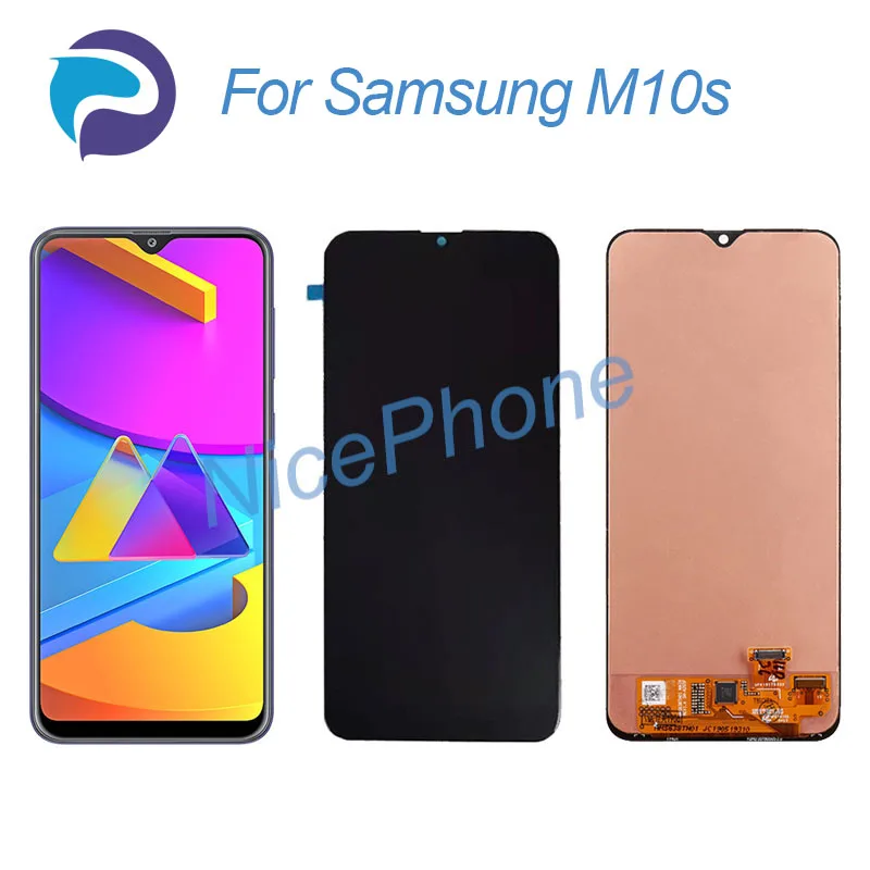 

Для Samsung M10s ЖК-дисплей сенсорный экран дигитайзер в сборе Замена 6,4 "SM-M107F/G/Y/M M10s экран ЖК-дисплей