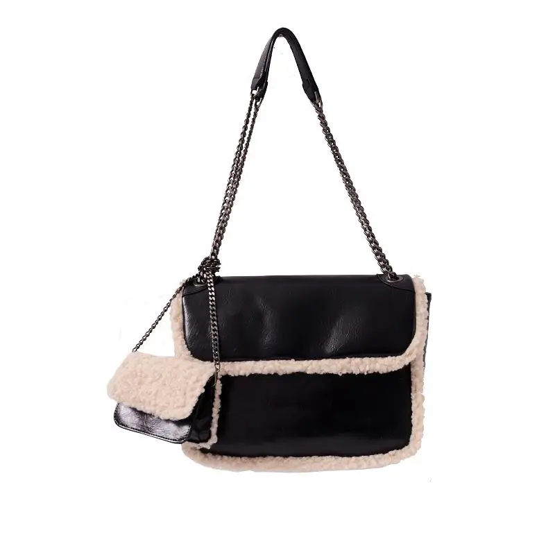 

Elegant Luxury Soft Pu Leather Crossbody Bags for Women 2021 Winter Small Shoulder Bag Purses and Handbags Luxury Designer