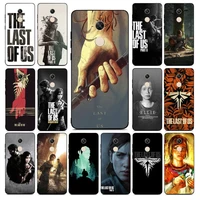 yndfcnb the last of us phone case for redmi note 4 5 7 8 9 pro 8t 5a 4x case