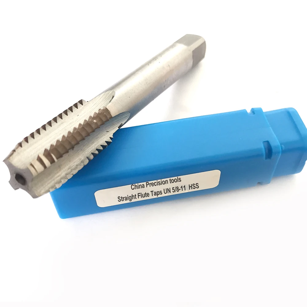 Правая рука HSS единый кран с винтовой резьбой unc unf 5/8 &quot5/8 11 18 мелкая резьба прямой
