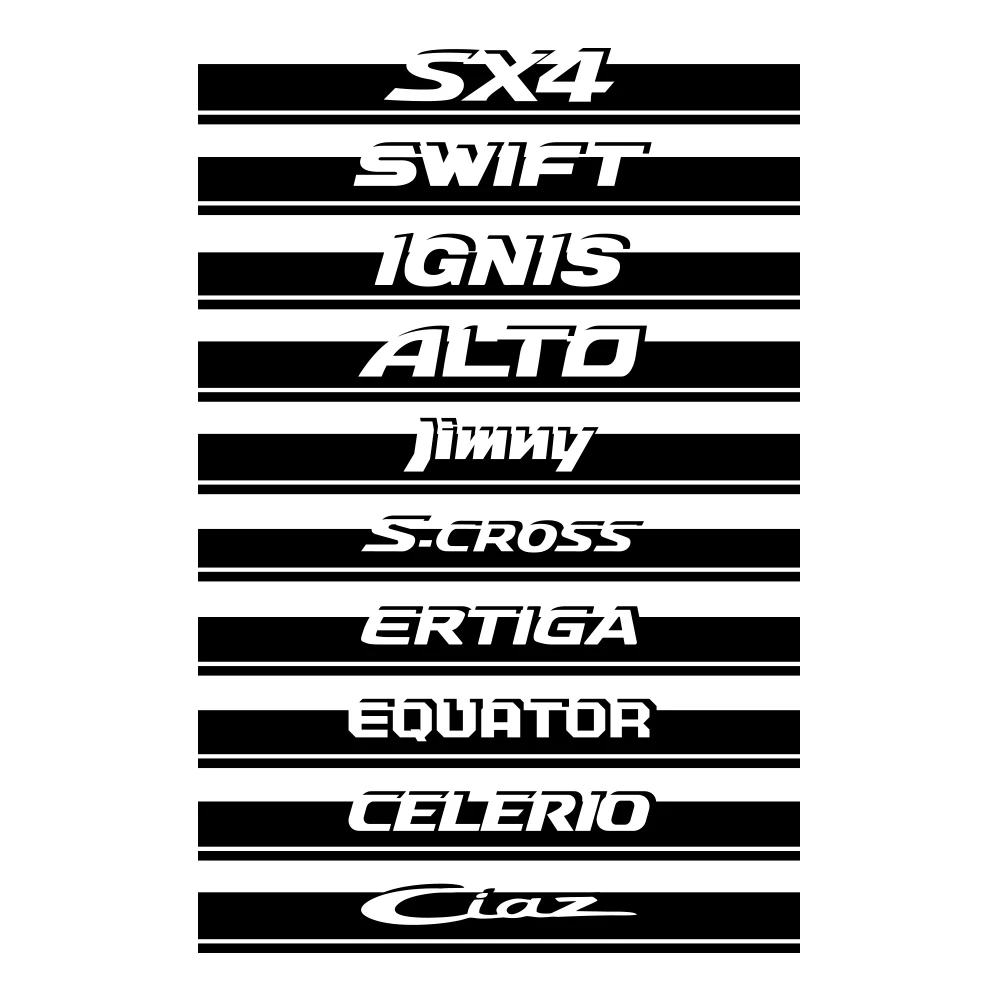 

Car Hood Stickers for Suzuki Swift Jimny Baleno Vitara SX4 Ignis Alto Samurai Grand Vitara Ertiga Celerio Ciaz S-Cross Equator