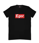 Хлопковая футболка Egor