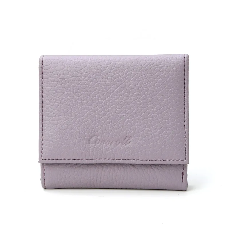 Женский кошелек из натуральной кожи короткий женский Мини женские кошельки