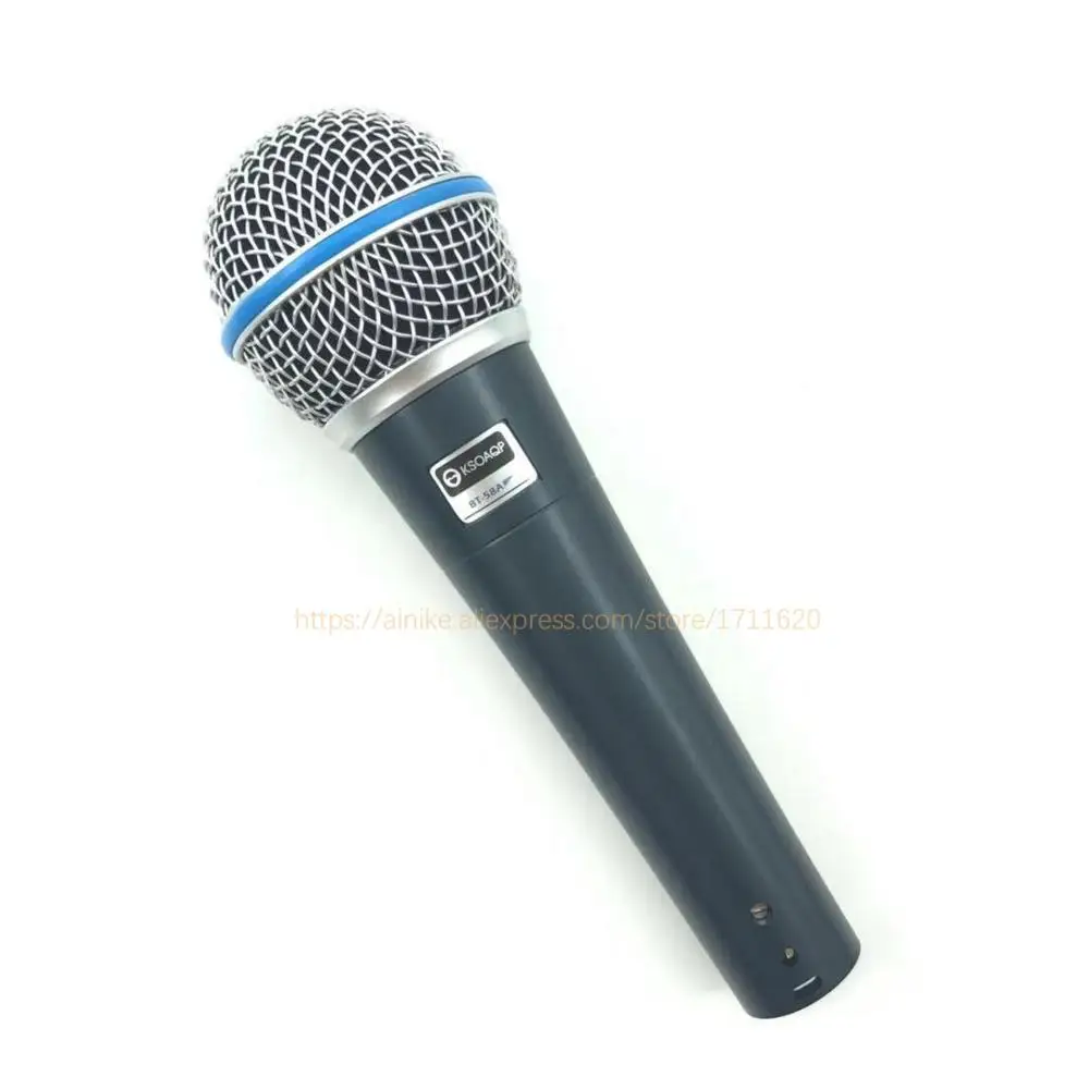 BT 58A профессиональный сценический для певца Vocal проводной микрофон динамический