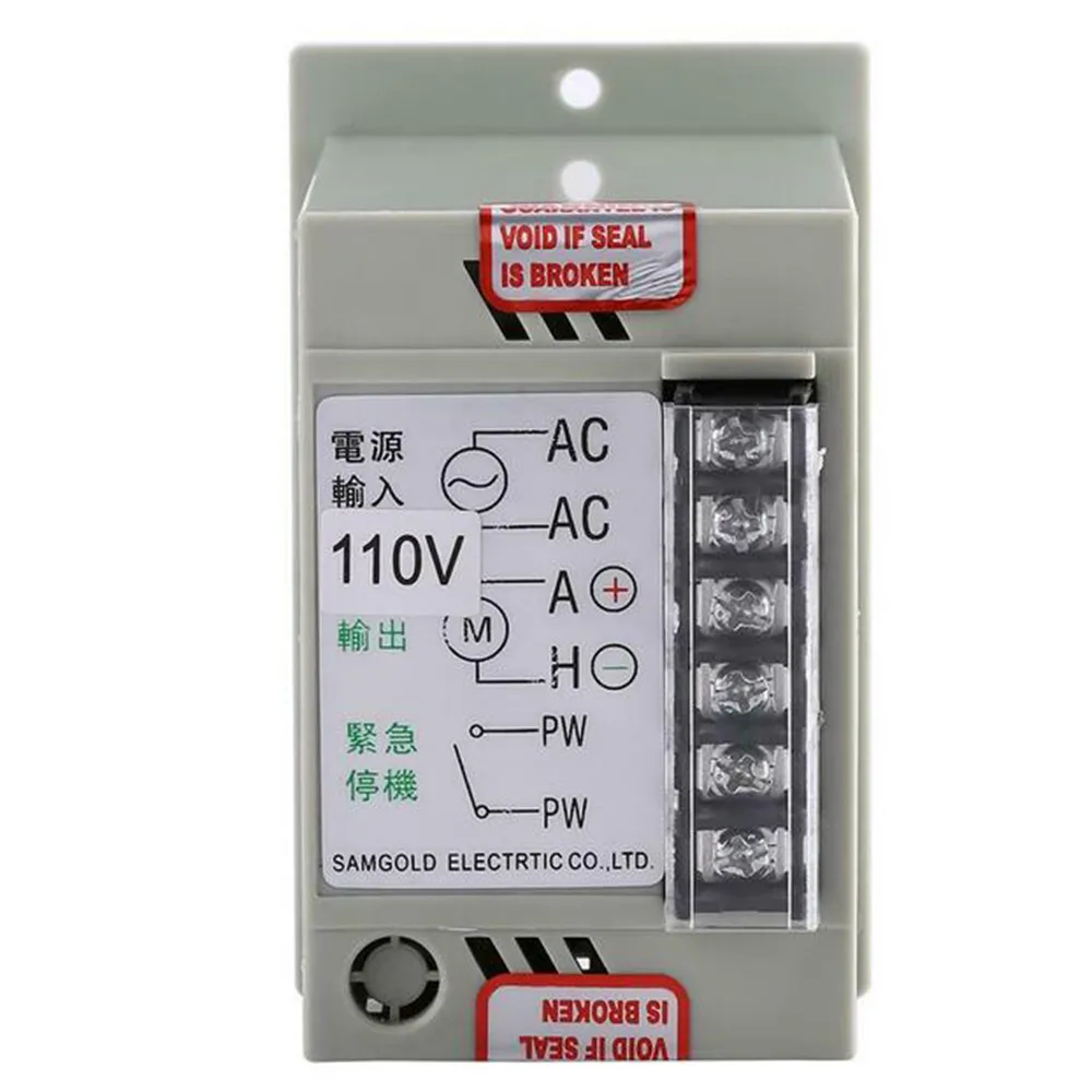 

Adjustable PWM DC Motor Speed Controller AC 110V To DC 24/90/110V For DC Motor Controller Single-phase Asynchronous Motor Speed