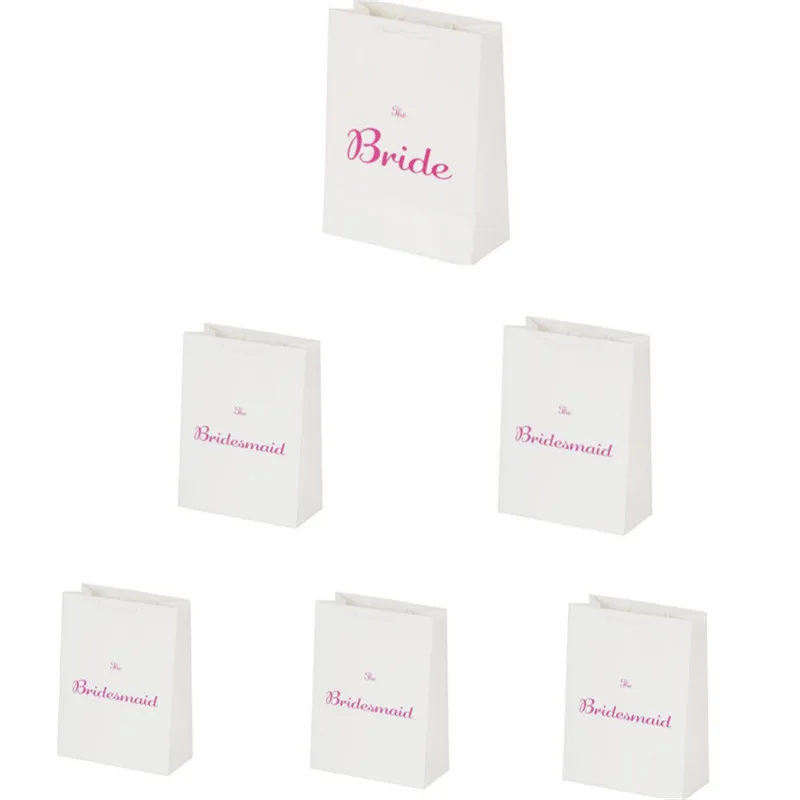 Наборы подарочных сумок для свадебных декораций невесты подружки девичник