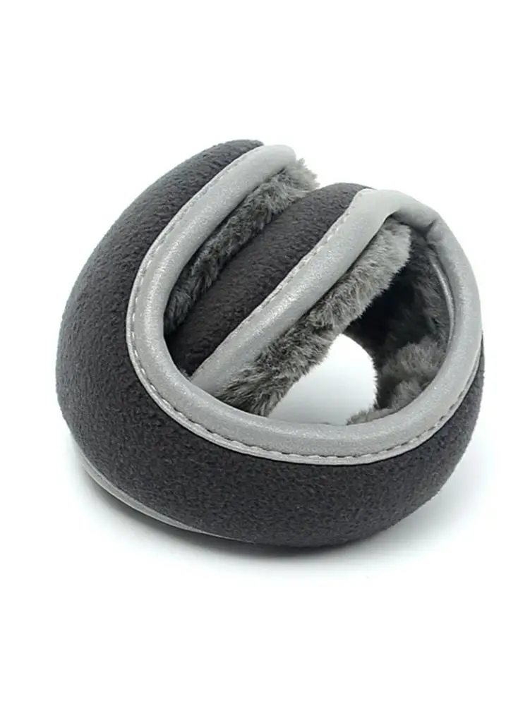 

MISS M Men Women Foldable Earmuffs Winter Outdoor Sports Ear Warmers Fleece Portable Earmuffs 3 Colors