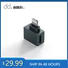 Адаптер OTG DD ddHiFi TC28i с разъемом Lightning папа-Мама типа папа для использования наушников USBCкабелей декодированиядекодеров на устройствах iOS
