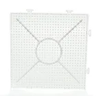 Детские самодельные плавкие бусины, квадратные пазлы, пегборды, узоры для 5 мм бусин Хама, пазлы Perler Beads