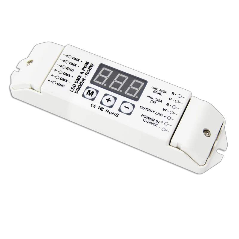 BC-834 LED DMX512 4CH декодер постоянного напряжения RGBW контроллер 12V 24V Драйвер