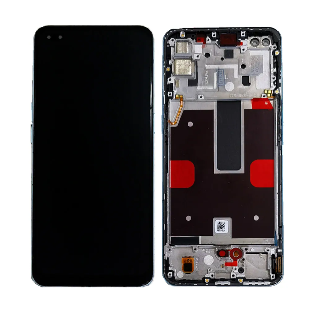 Pantalla AMOLED Original de 6,6 pulgadas para m&oacute;vil, digitalizador de pantalla LCD con Panel t&aacute;ctil con Zoom 10x para Reno 10X, marco de pantalla LCD de repuesto-1
