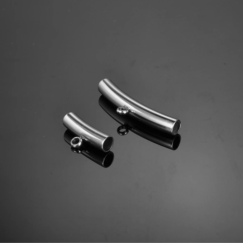 Ювелирное изделие из нержавеющей стали FUNIQUE 3 шт с отверстием серебряный тон