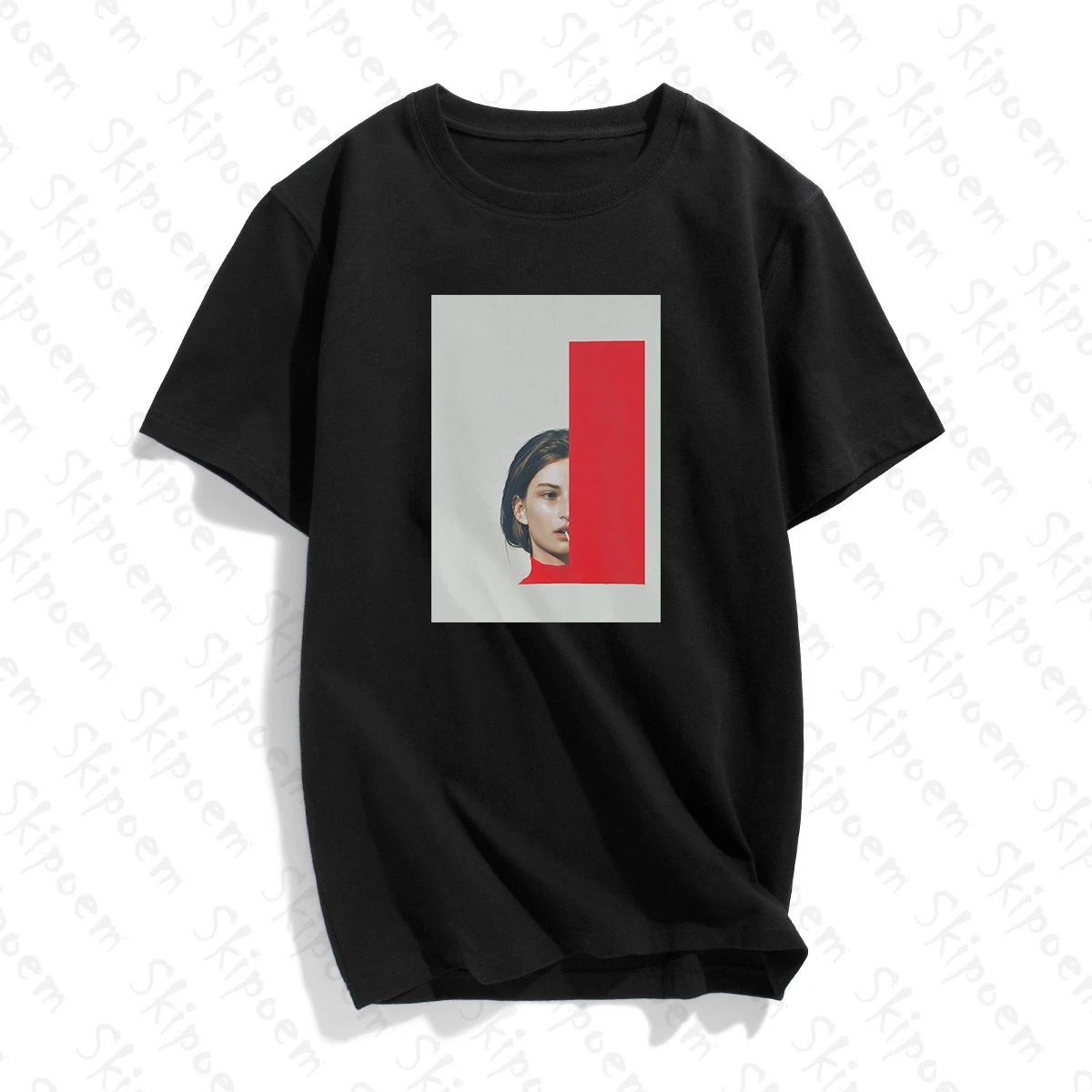 Женская футболка в европейском ретро стиле оригинальная Винтажная панк с