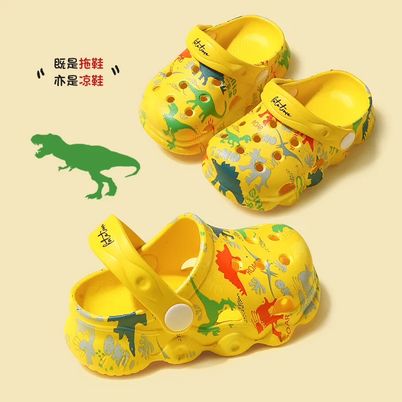 

Boy Beach Shoes Kids 2021 Colorful Casual Children Rainbow Garden Shoes Sandals Girl Fashion Slides Outdoor Eva Garden Shoes