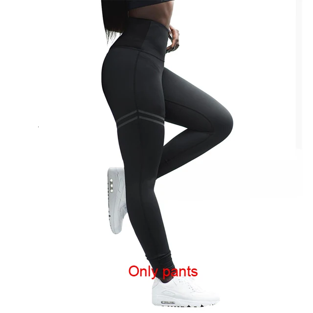 Black pants Женский комплект для занятий йогой без рукавов, для бега, фитнеса, спортивный жилет+ штаны, Леггинсы для йоги, одежда для спортзала, спортивный костюм для бега, спортивная одежда - Цвет: Black pants