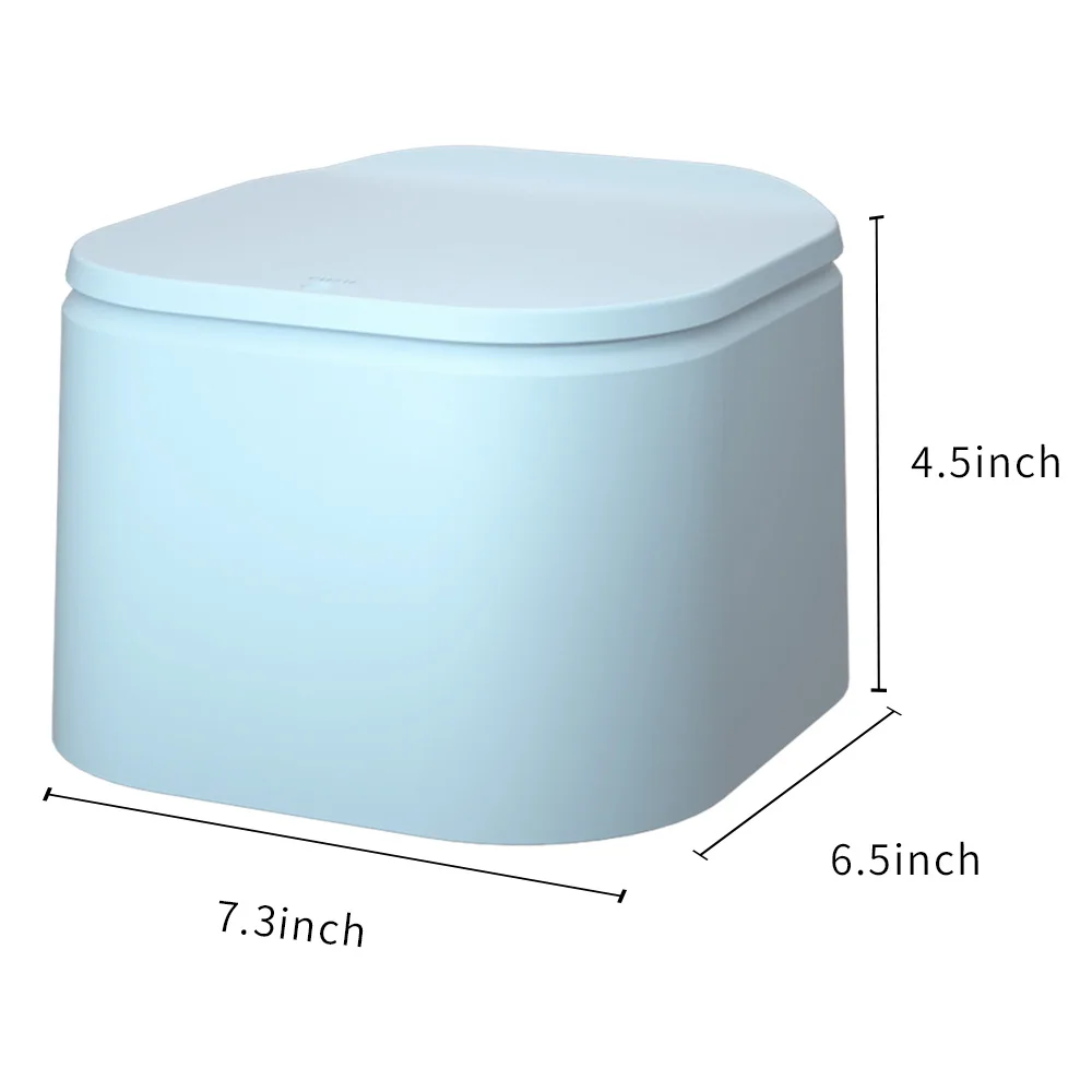 Контейнер для мусора с выдвижным ящиком типа пуш ап маленький Квадратный