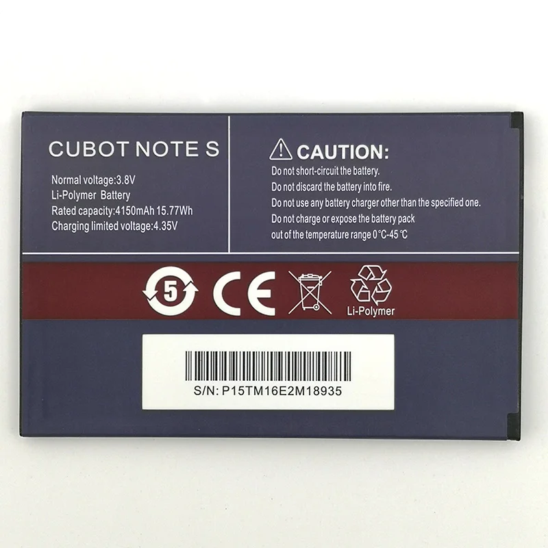 CUBOT NOTE S 4150 мАч 100% оригинал для телефона в наличии новейший высококачественный