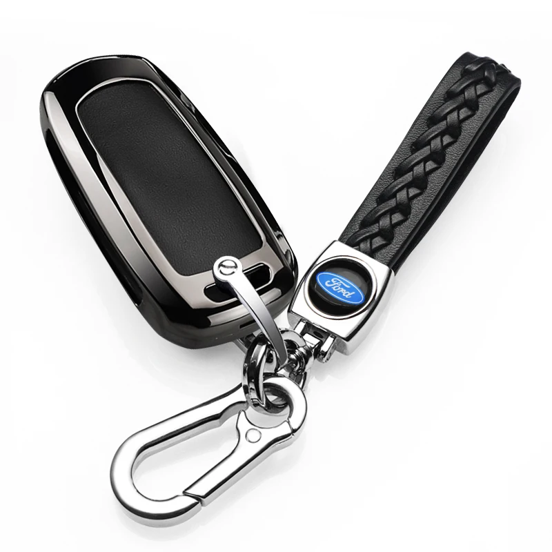 

1PC Metal Car Emblem Keychain Key Chain Key Rings For Ford FOCUS 2 FOCUS 3 Mondeo Ranger Fiesta Kuga MK2 MK3 Accessories Styling