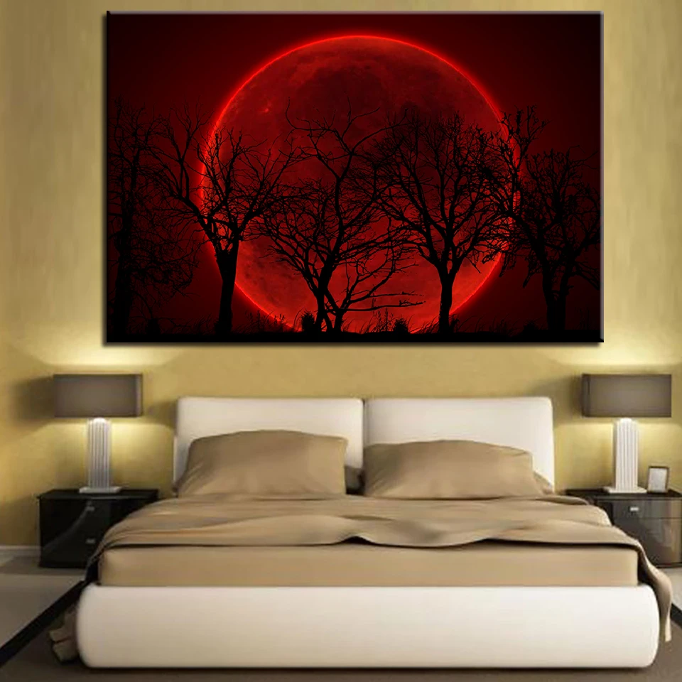 Картины на холсте настенные художественные Рамки HD принты картины 1 шт. зеленые