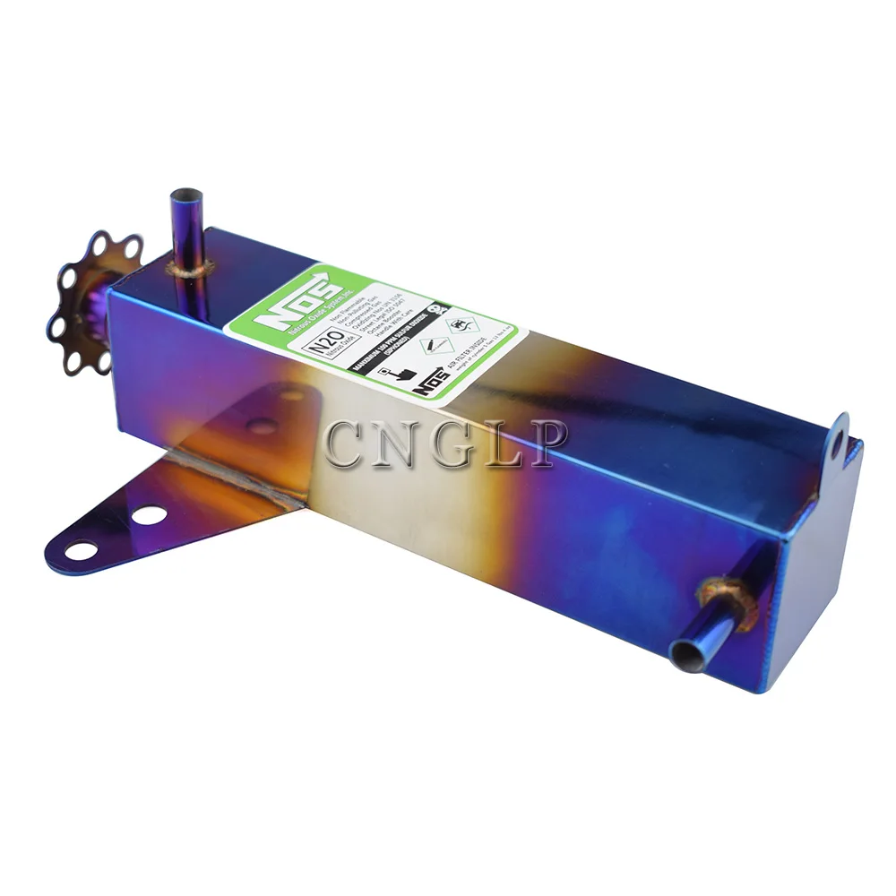 Универсальный радиатор охлаждающая жидкость обожженный синий Алюминиевый