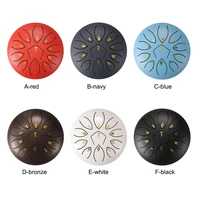 6 inch steel tongue drum 11 tune notes percussion musical instrument hand pan tank drum with carry bag drumsticks zazen relax