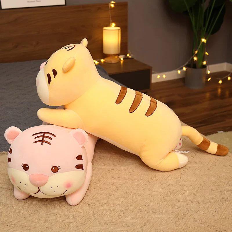 

Kawaii лежащий Тигр плюшевая игрушка плюшевая подушка мягкие плюшевые животные детские игрушки девочка рождественские подарки игрушки для де...