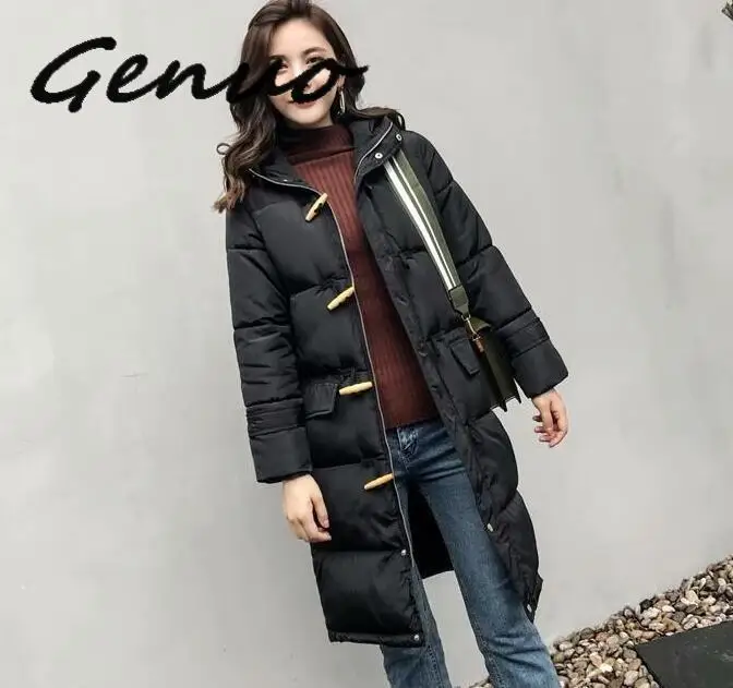 Женская зимняя куртка на пуговицах в Корейском стиле|Женские парки| |