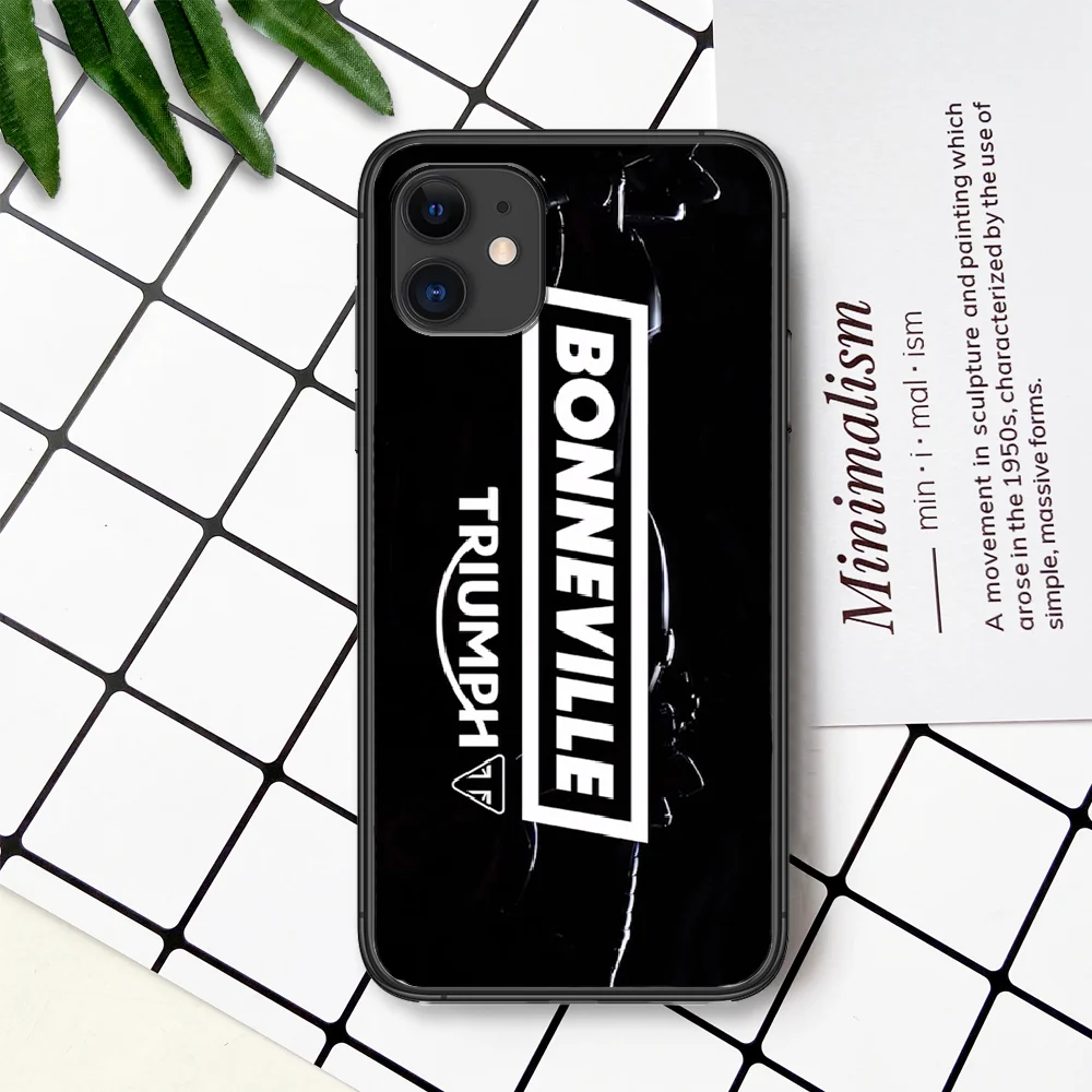 

Cool Motocycle Brand Triumph Phone Case For IPhone 4 4s 5 5S SE 5C 6 6S 7 8 Plus X XS XR 11 12 Mini Pro Max 2020 black Funda Tpu