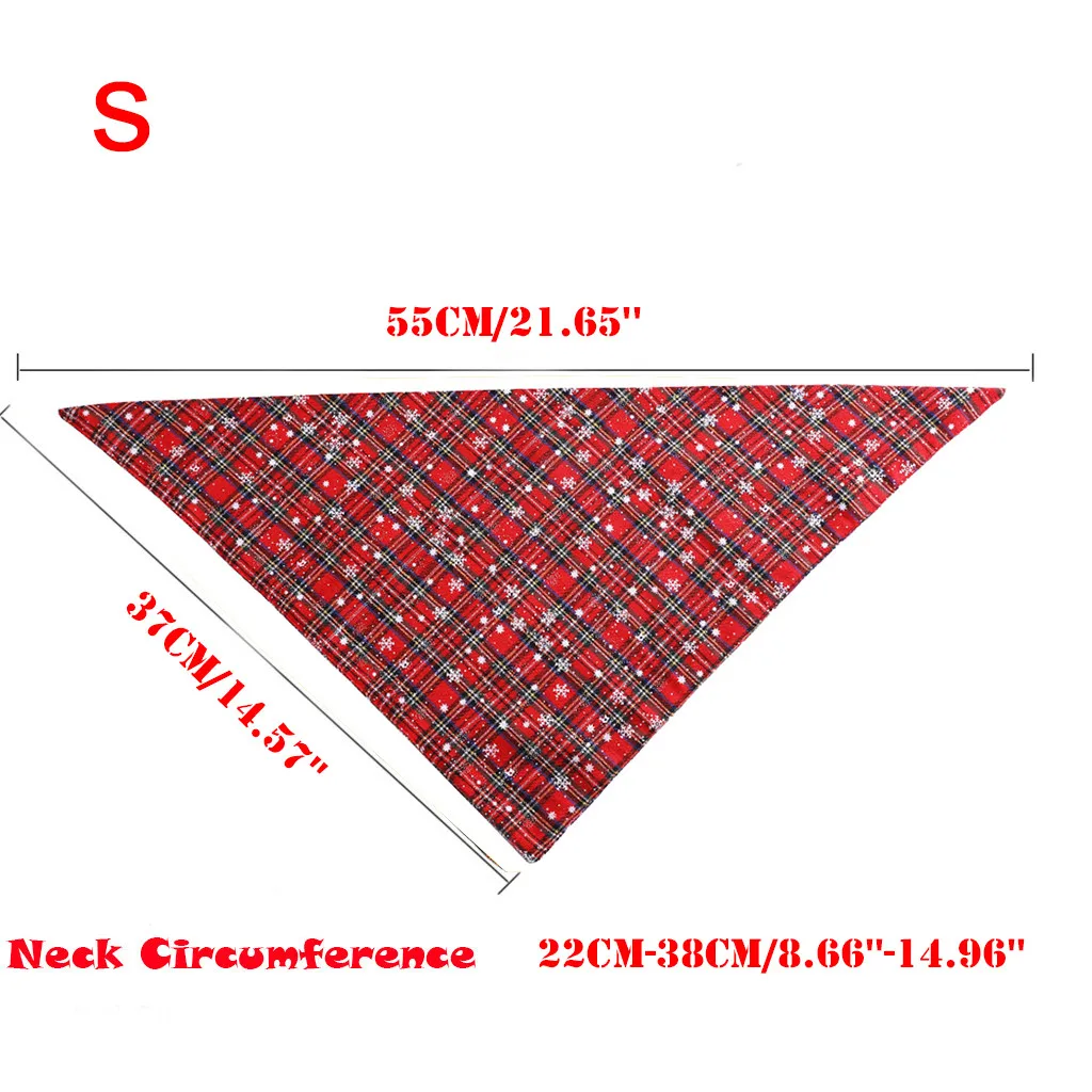 Рождественская бандана для собаки кошки милый Санта елка с принтом ошейник