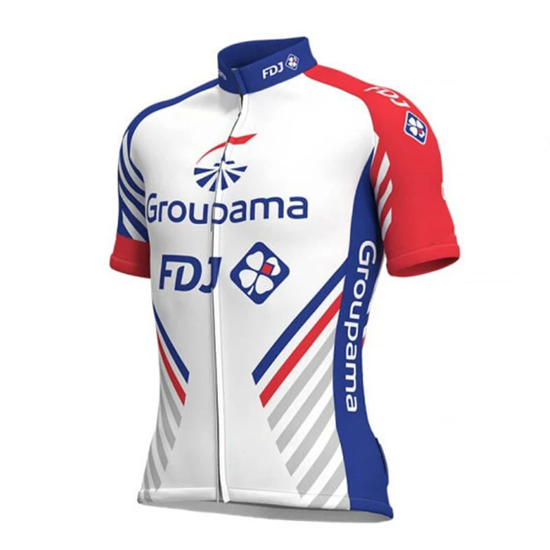 2019 Новинка Pro team groupama FDJ майки для велоспорта дышащий Ropa Ciclismo MTB короткий рукав