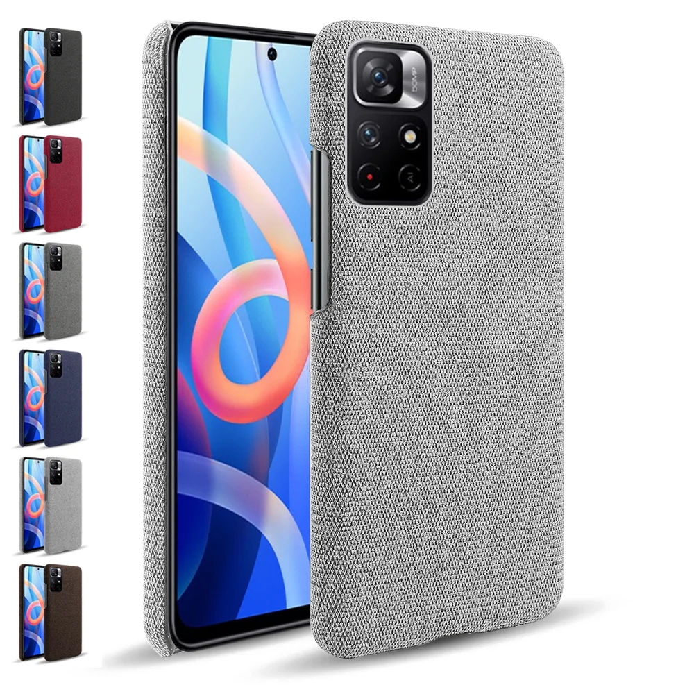 

Case For Xiaomi Poco M4 Pro 5G Case Luxury Febric Antiskid Cover For Xiaomi Poco X3 M3 M4 Pro 5G Cover For Poco M4 Pro 5G Coque